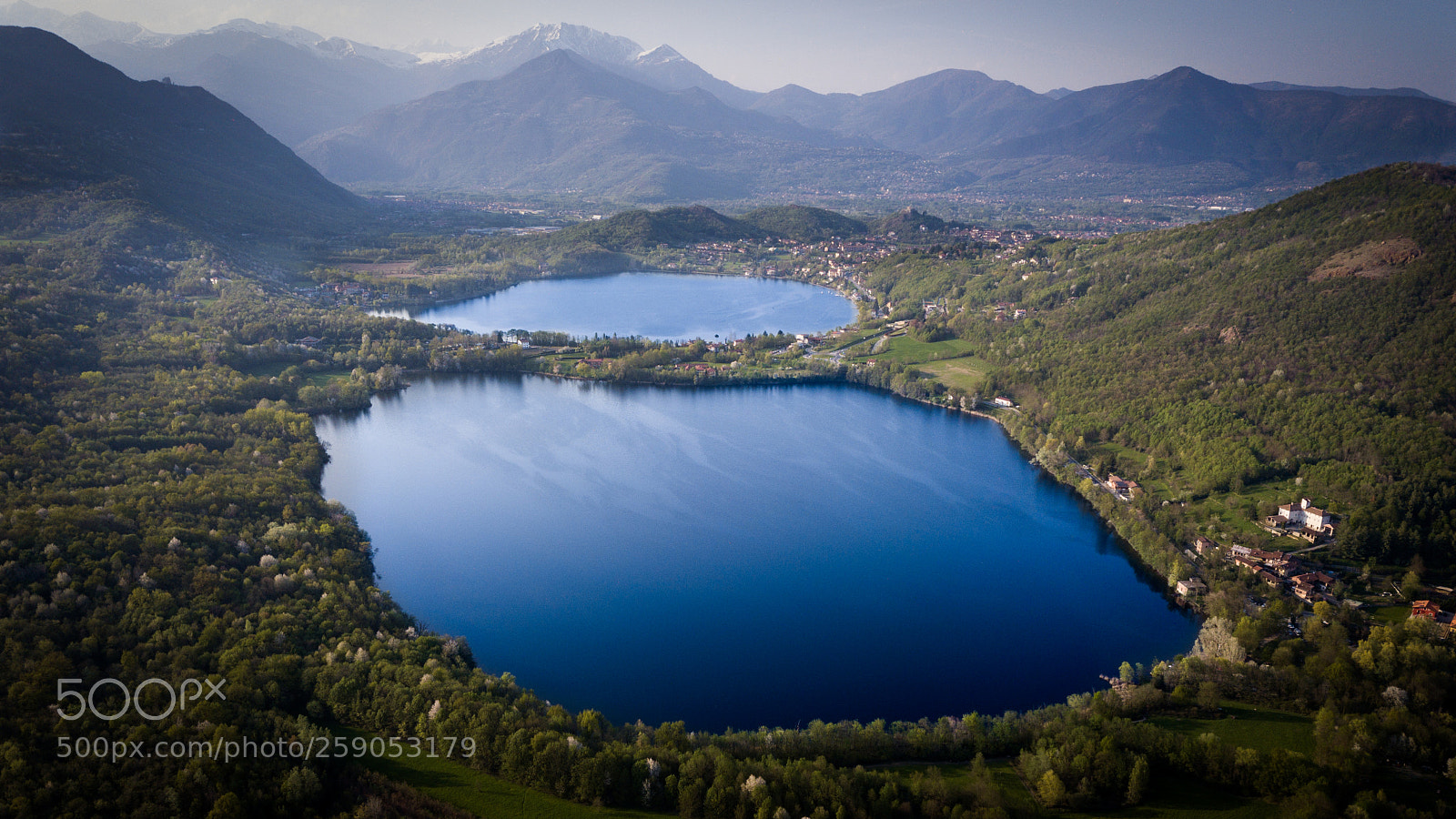 DJI FC220 sample photo. Avigliana lakes photography