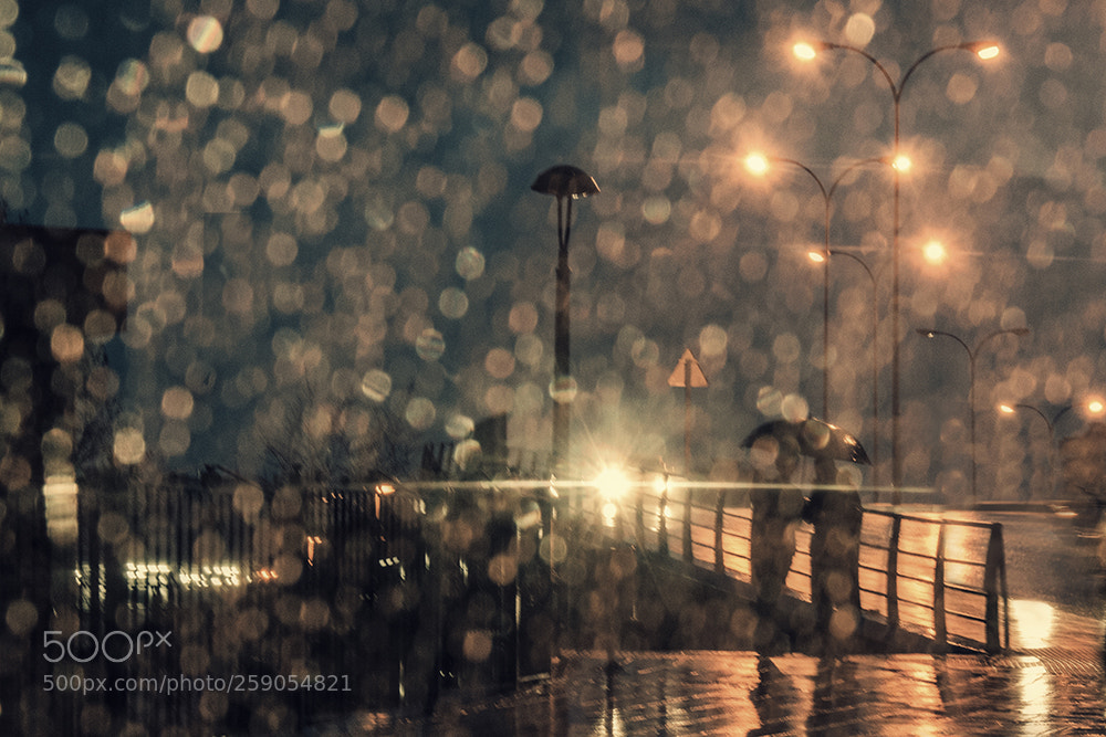 Nikon D7100 sample photo. Confidencias bajo la lluvia photography