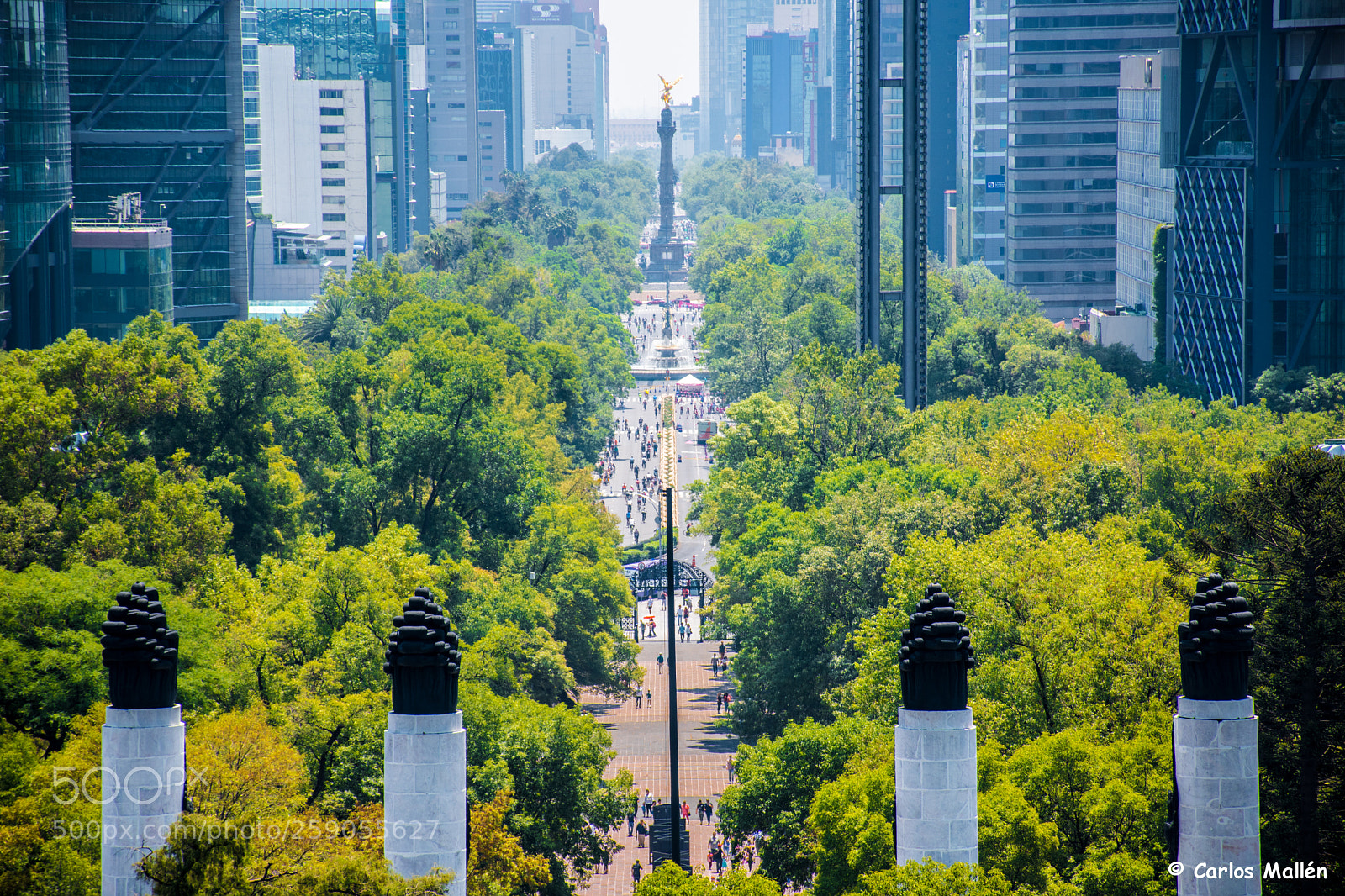 Nikon D5500 sample photo. Paseo de la reforma photography