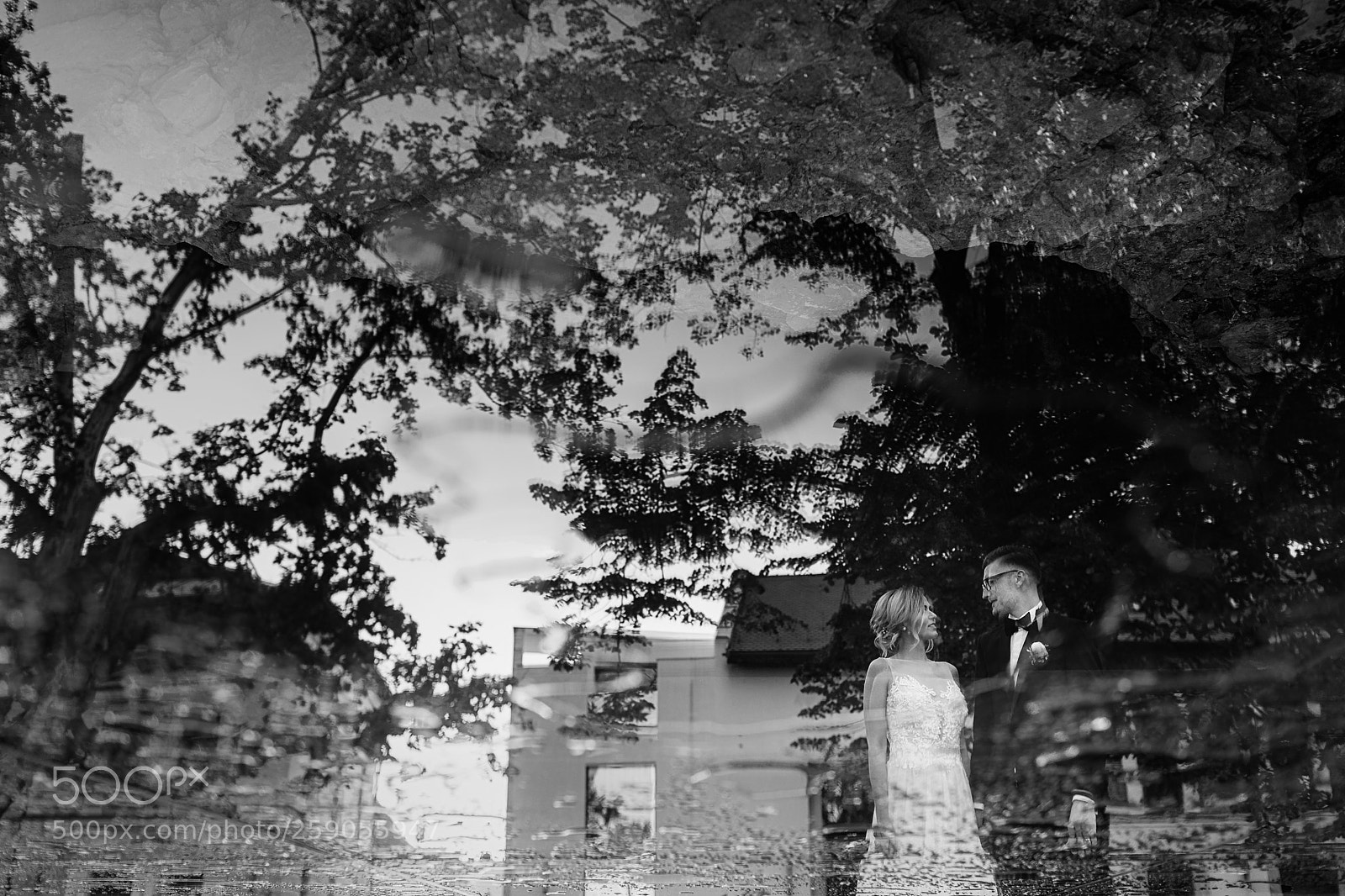 Canon EOS 6D sample photo. Reflexion bw photography