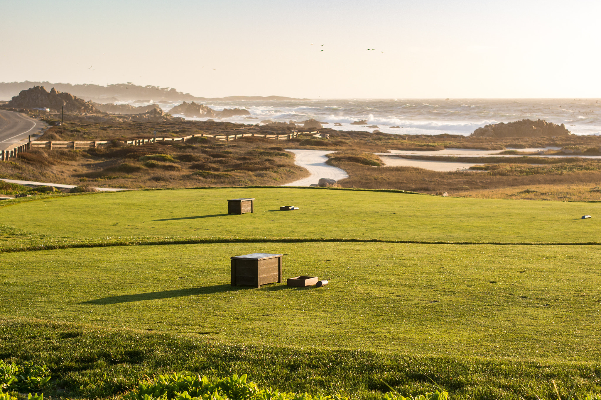 Panasonic Lumix DMC-G5 sample photo. Tees of the pebble beach photography