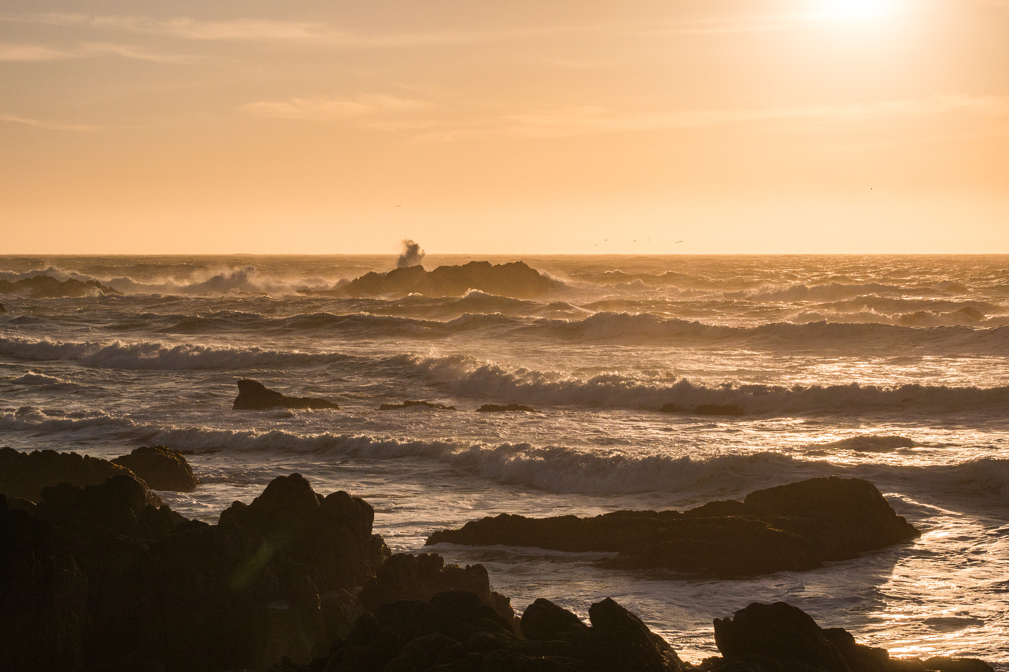 Panasonic Lumix DMC-G5 sample photo. Sunset in the pacific ocean photography