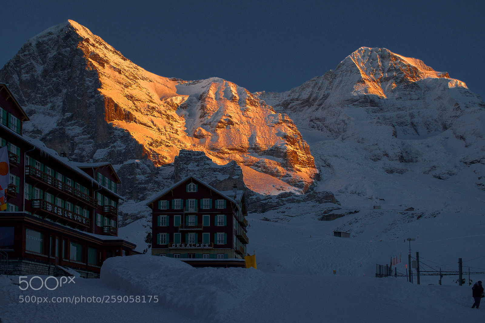 Sony a6300 sample photo. At jungfraujoch photography