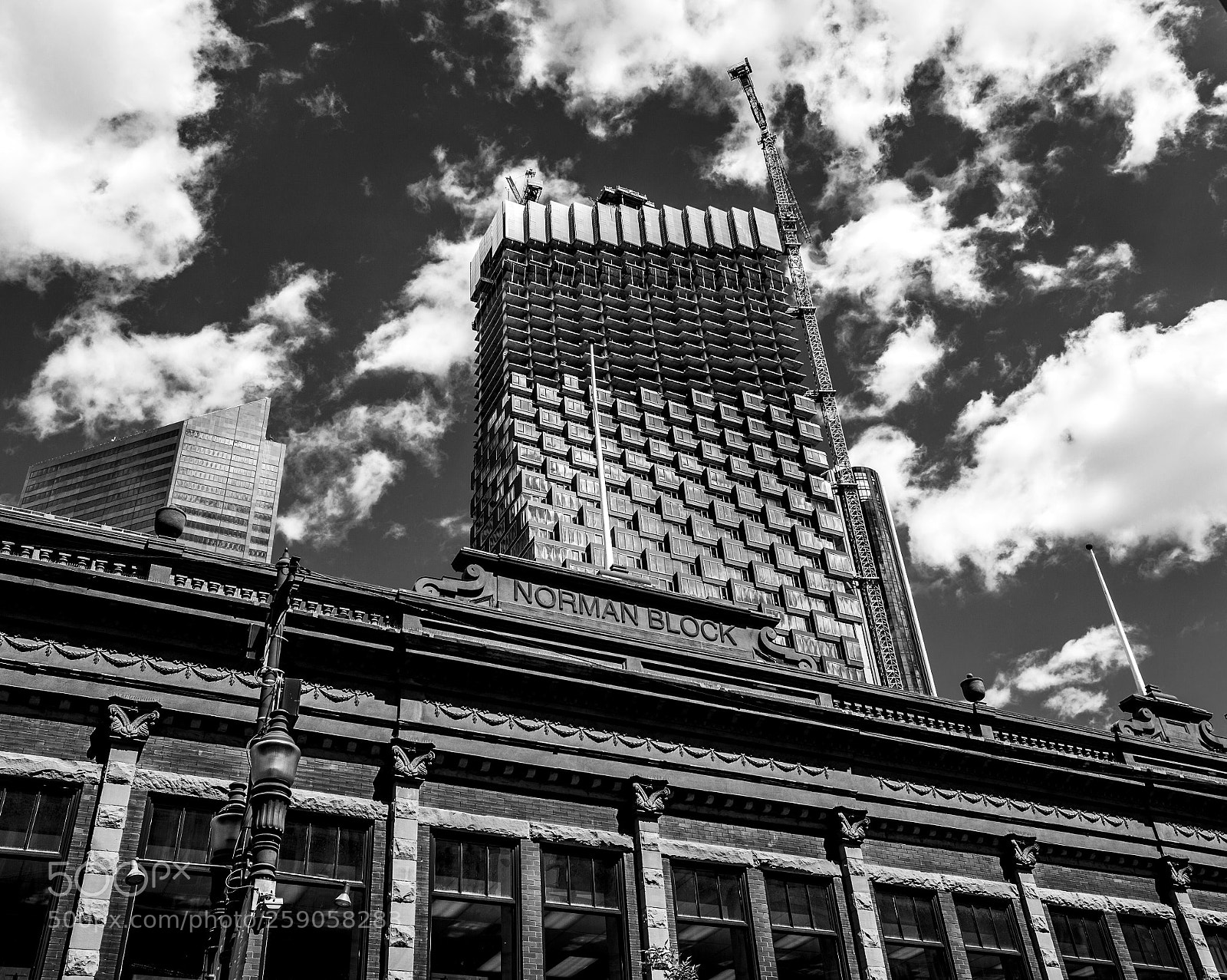 Canon EOS 5D Mark II sample photo. Telus sky tower development photography