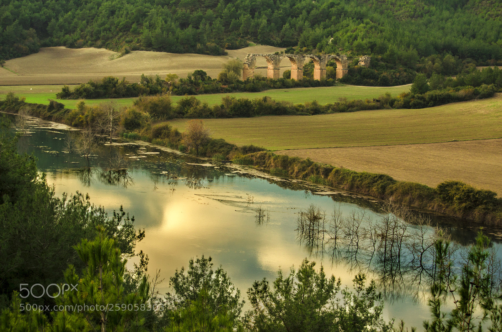 Nikon D5100 sample photo. Roman aquaduct photography