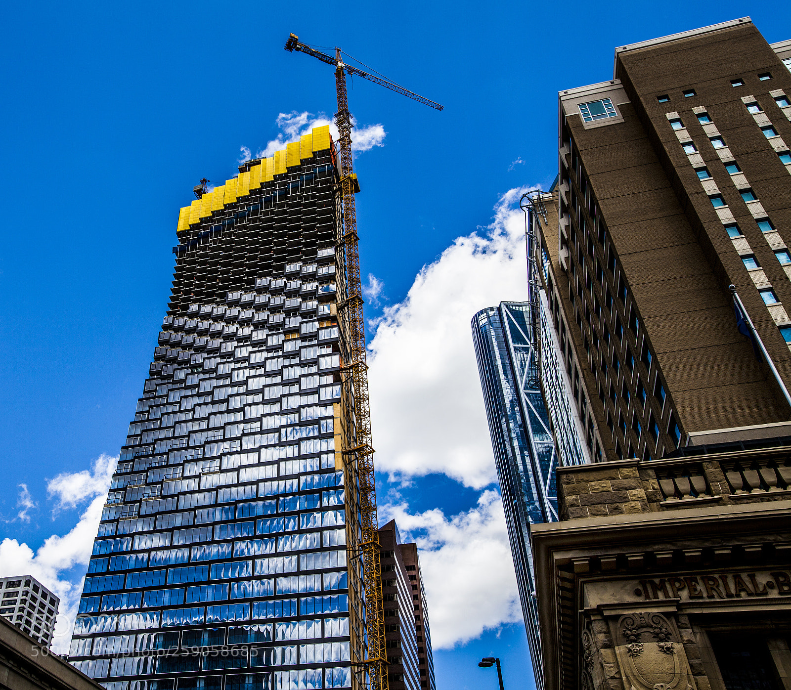 Canon EOS 5D Mark II sample photo. Telus sky tower development photography