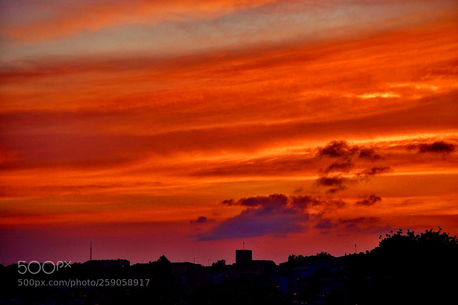 Nikon D750 sample photo. Burning sky photography