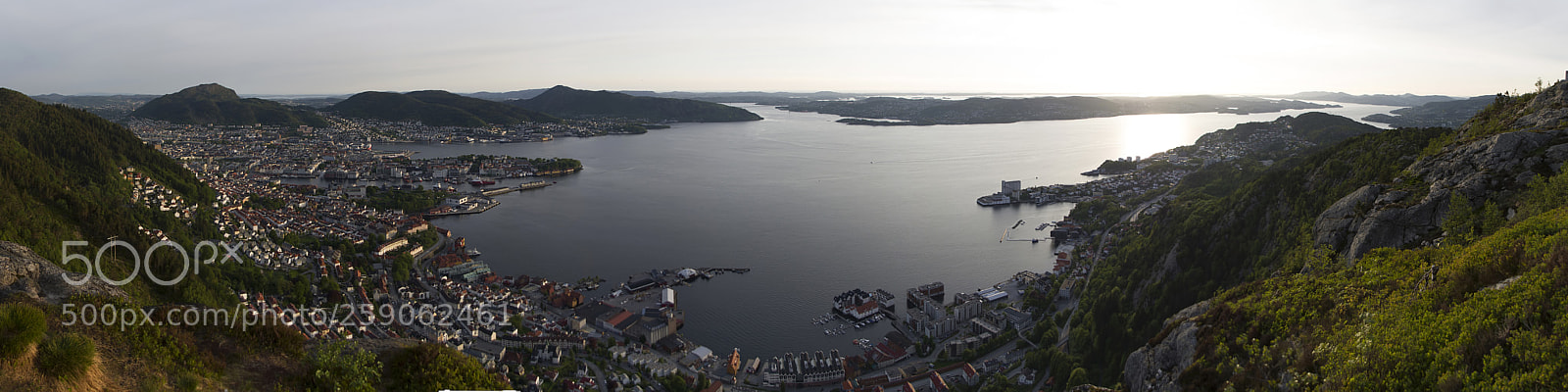 Pentax K-50 sample photo. Panorama bergen photography