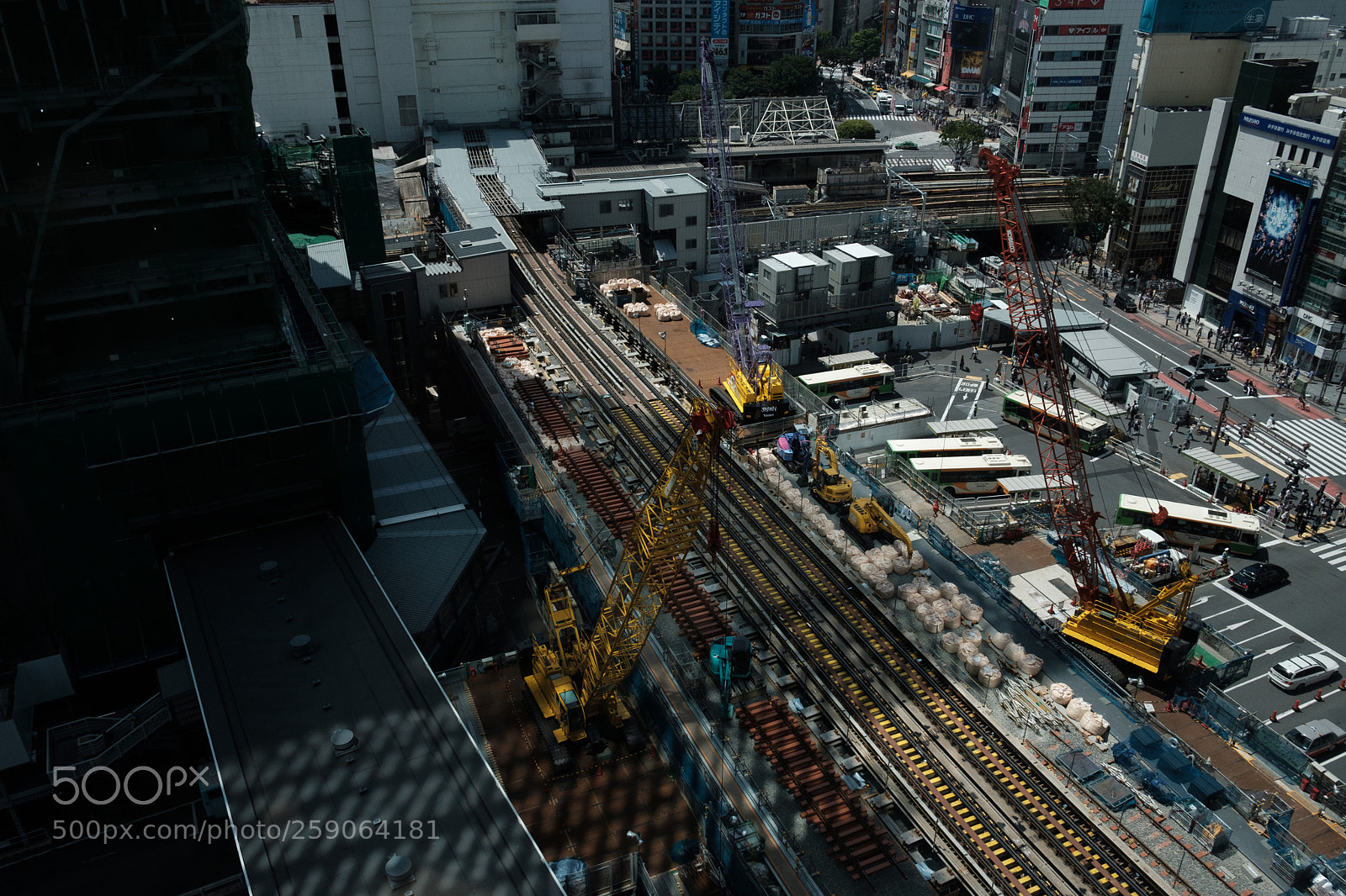Fujifilm X-T2 sample photo. Railway construction photography