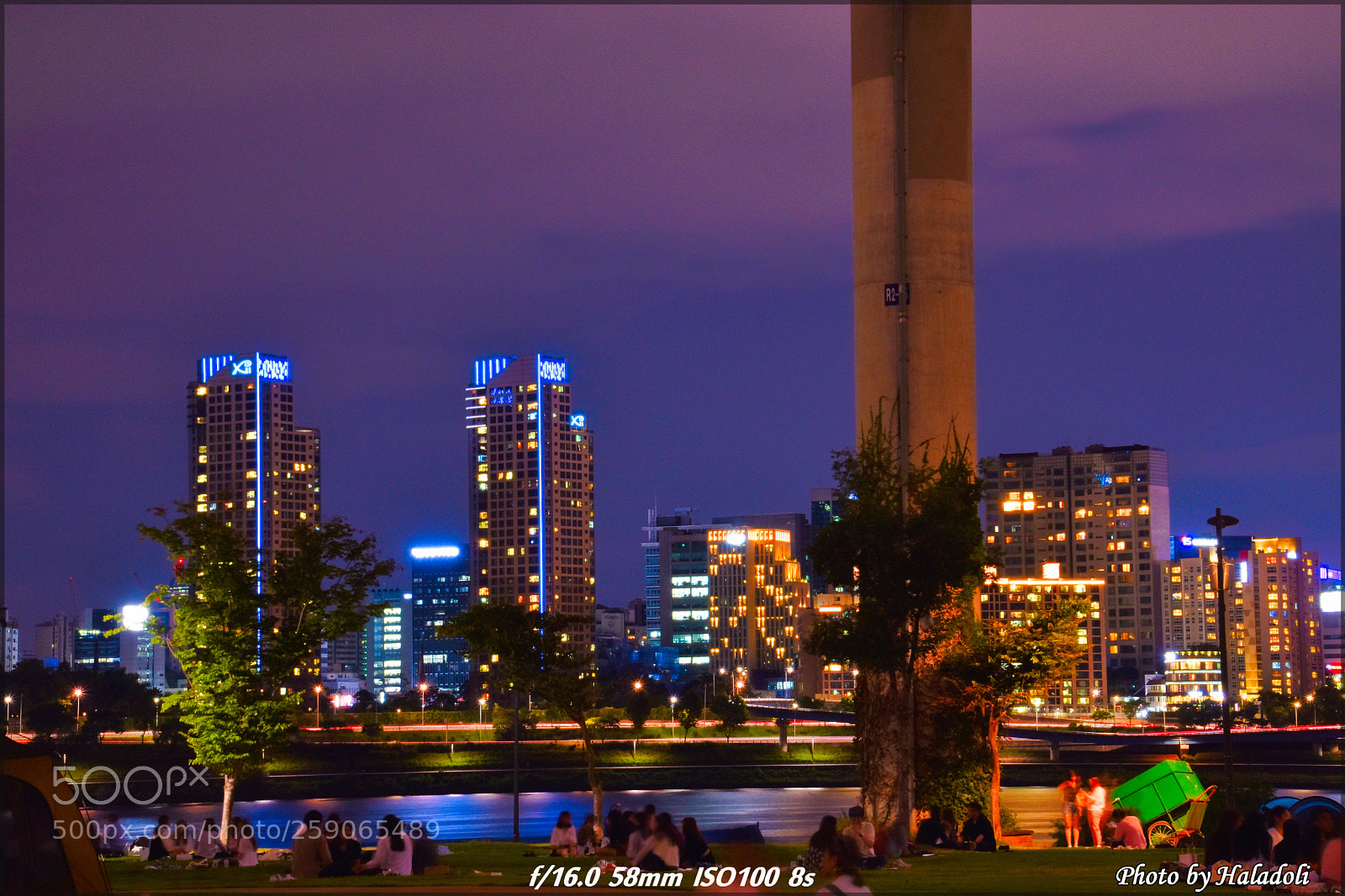 Nikon D5500 sample photo. The night view of photography