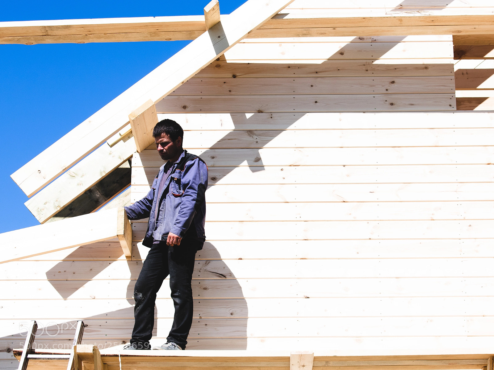 Nikon D3400 sample photo. Worker's portrait photography