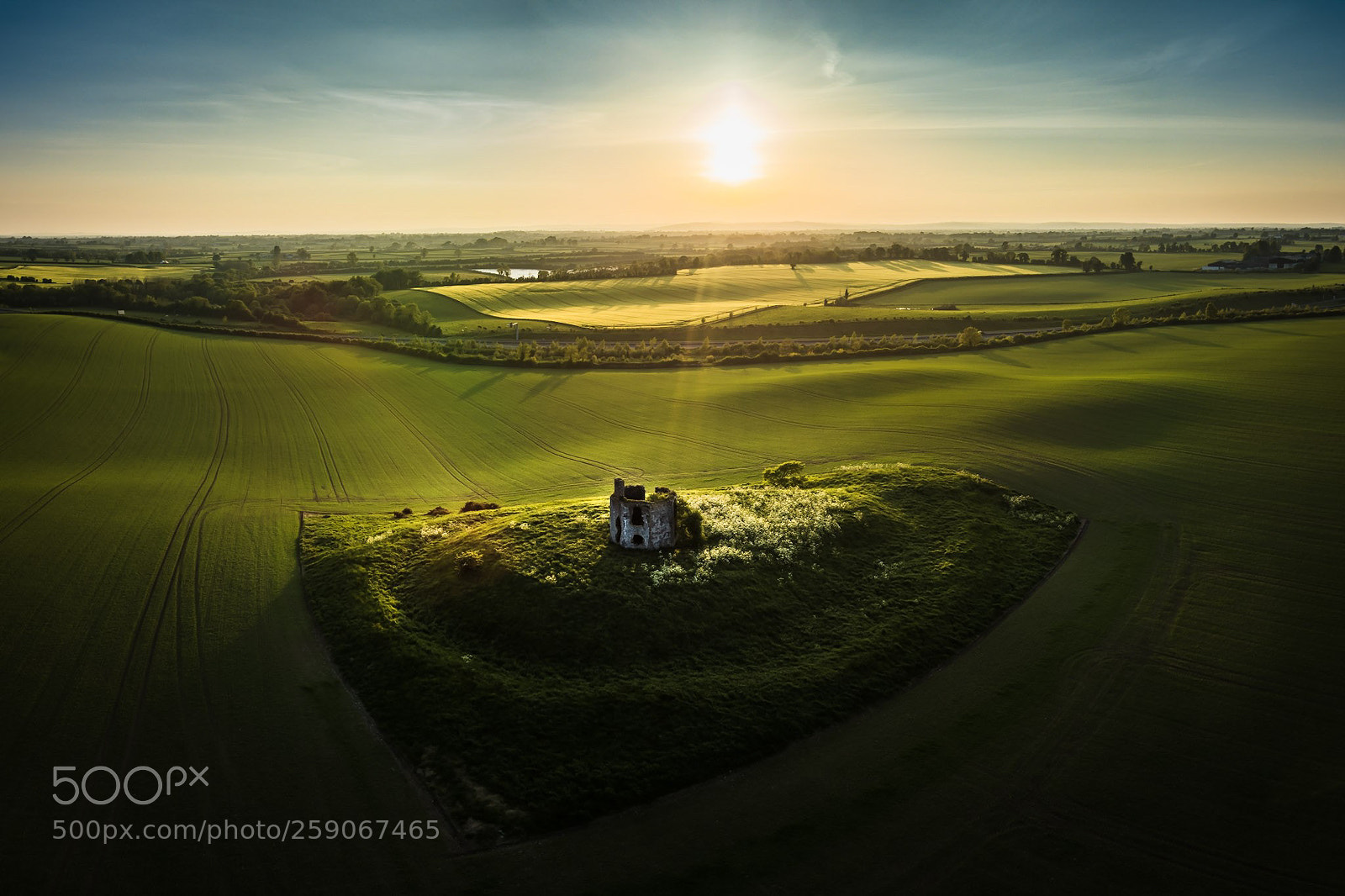 DJI FC220 sample photo. Danesfort turret photography