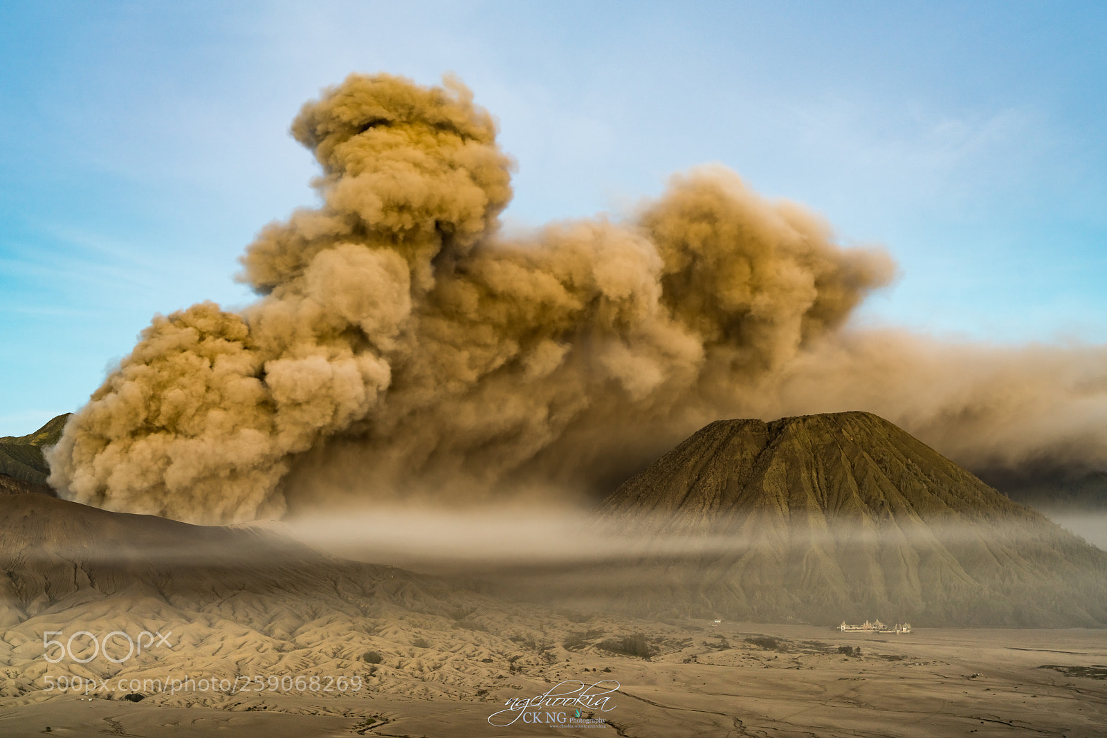 Sony a7R II sample photo. Eruption of ash cloud photography