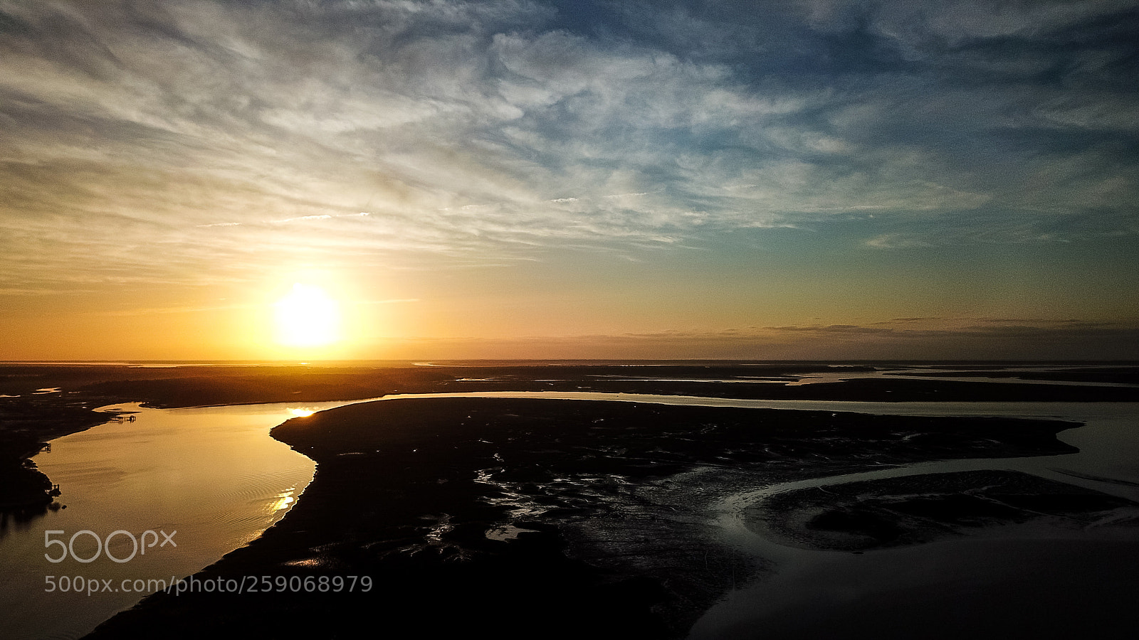 DJI FC220 sample photo. Drone shot sunrise photography