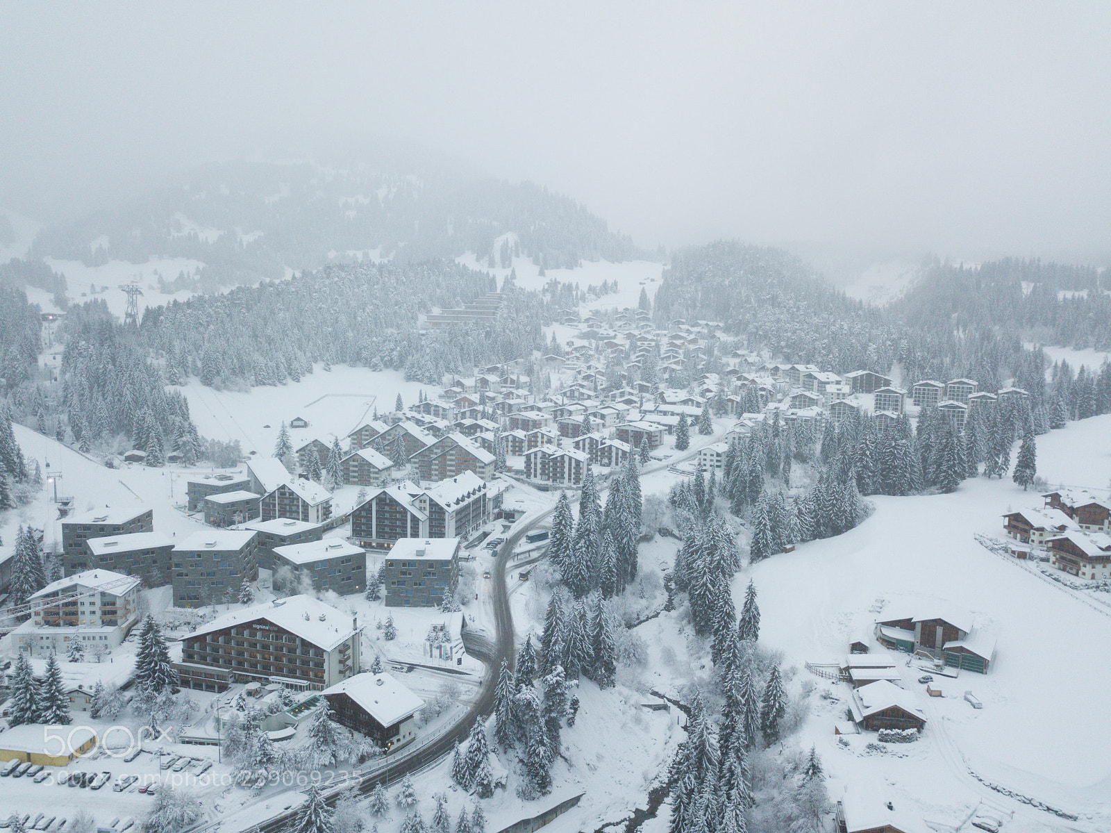 DJI FC220 sample photo. Whiteout photography
