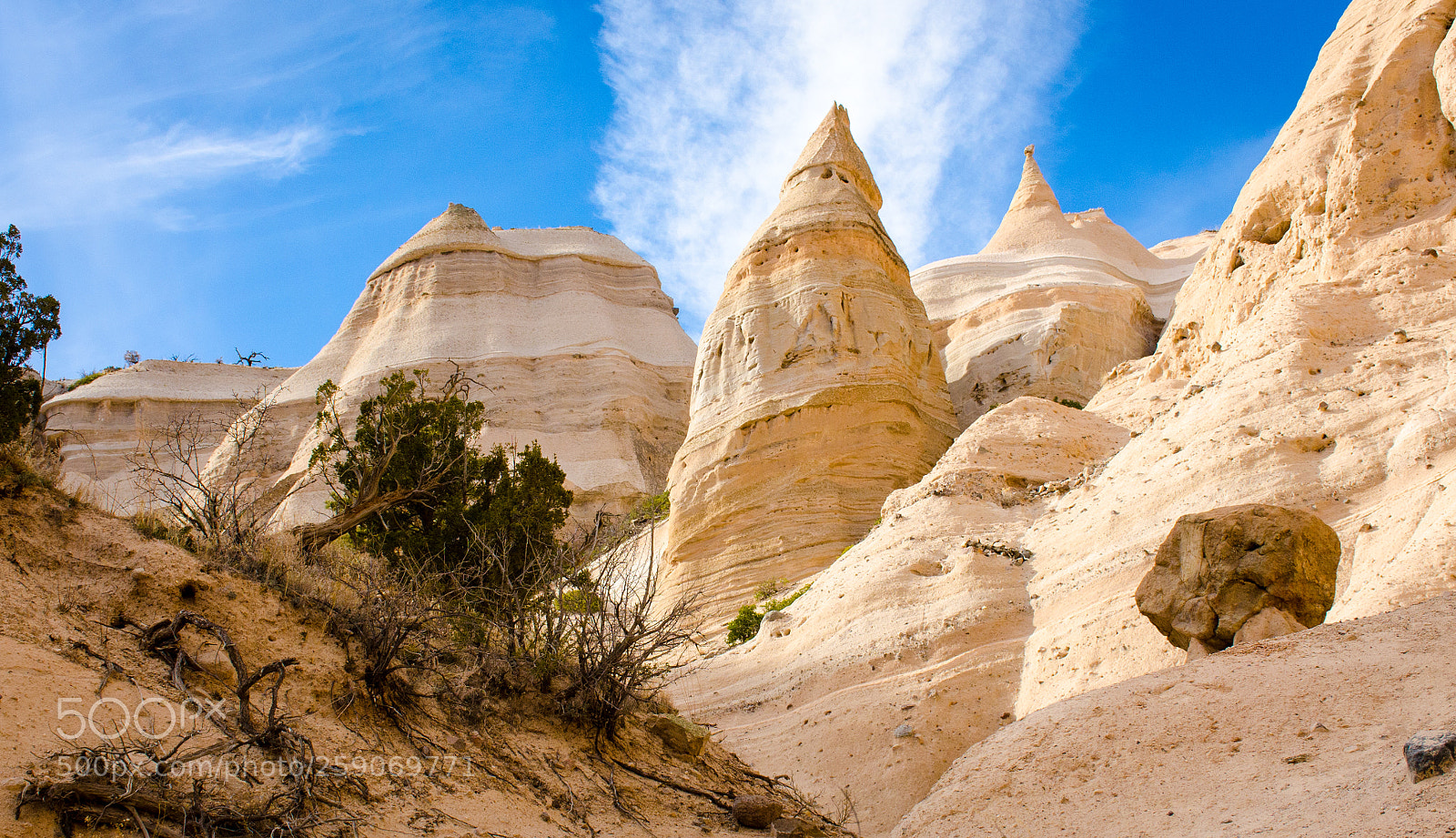 Nikon D7000 sample photo. Tent rocks under blue photography