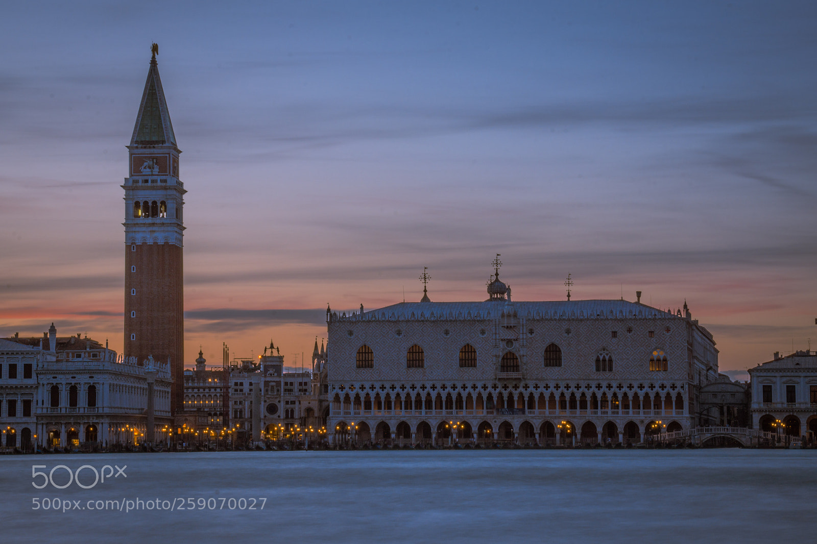 Nikon D7200 sample photo. San marco blue hour photography