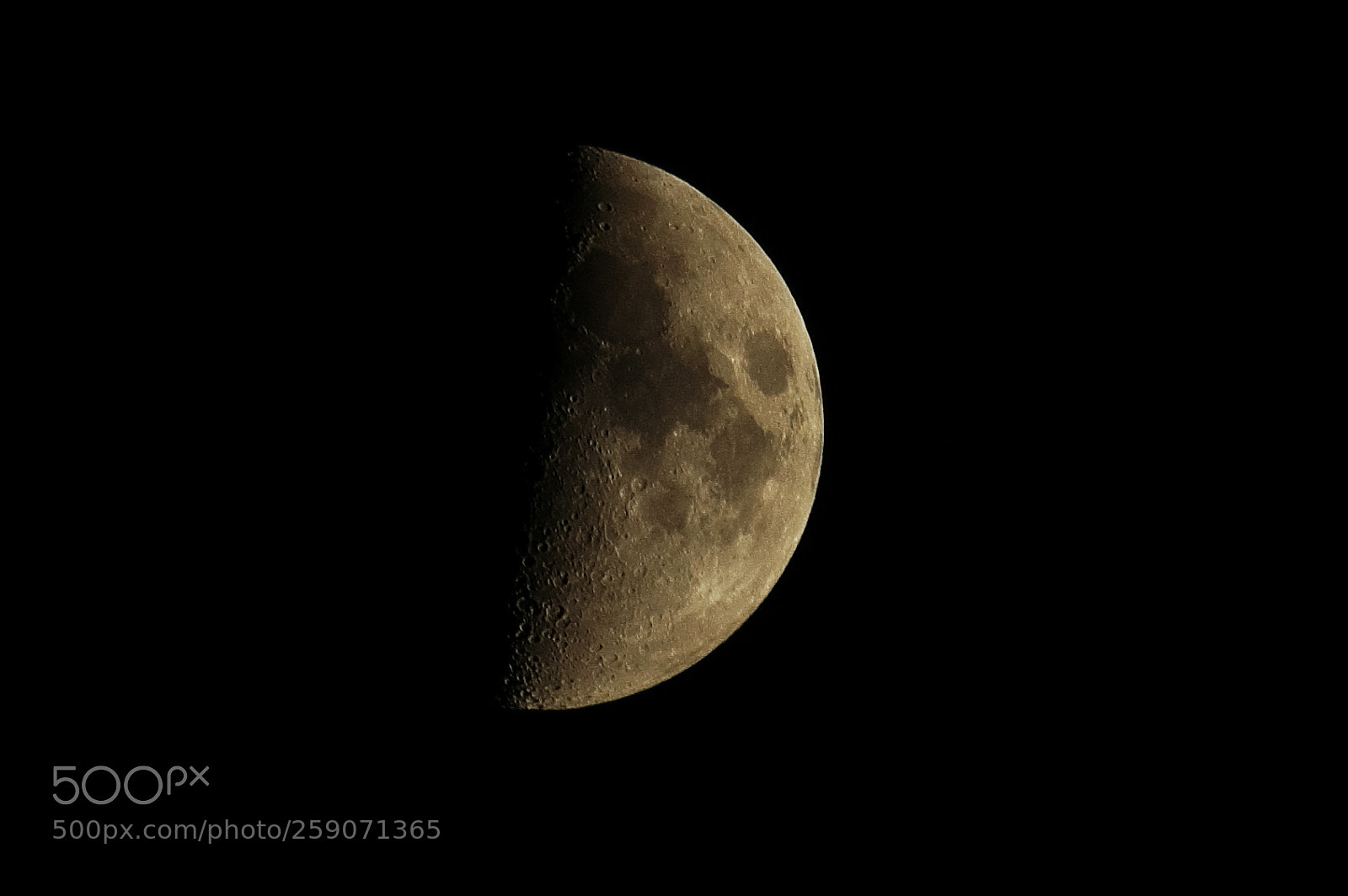 Pentax K-3 sample photo. Half-moon photography