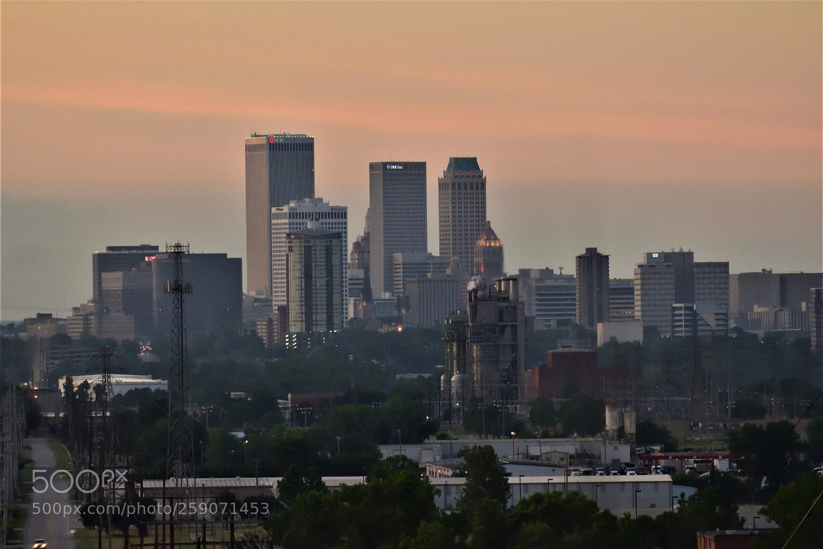 Nikon D5500 sample photo. Tulsa downtown photography