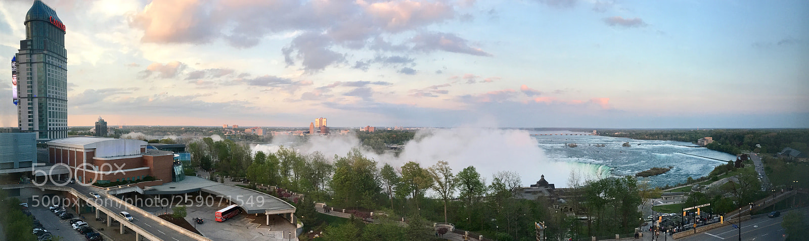 Apple iPhone 6s sample photo. Niagara falls panorama photography