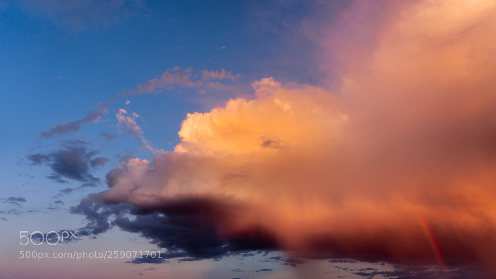 Sony a6000 sample photo. Nose hill sunset storm photography