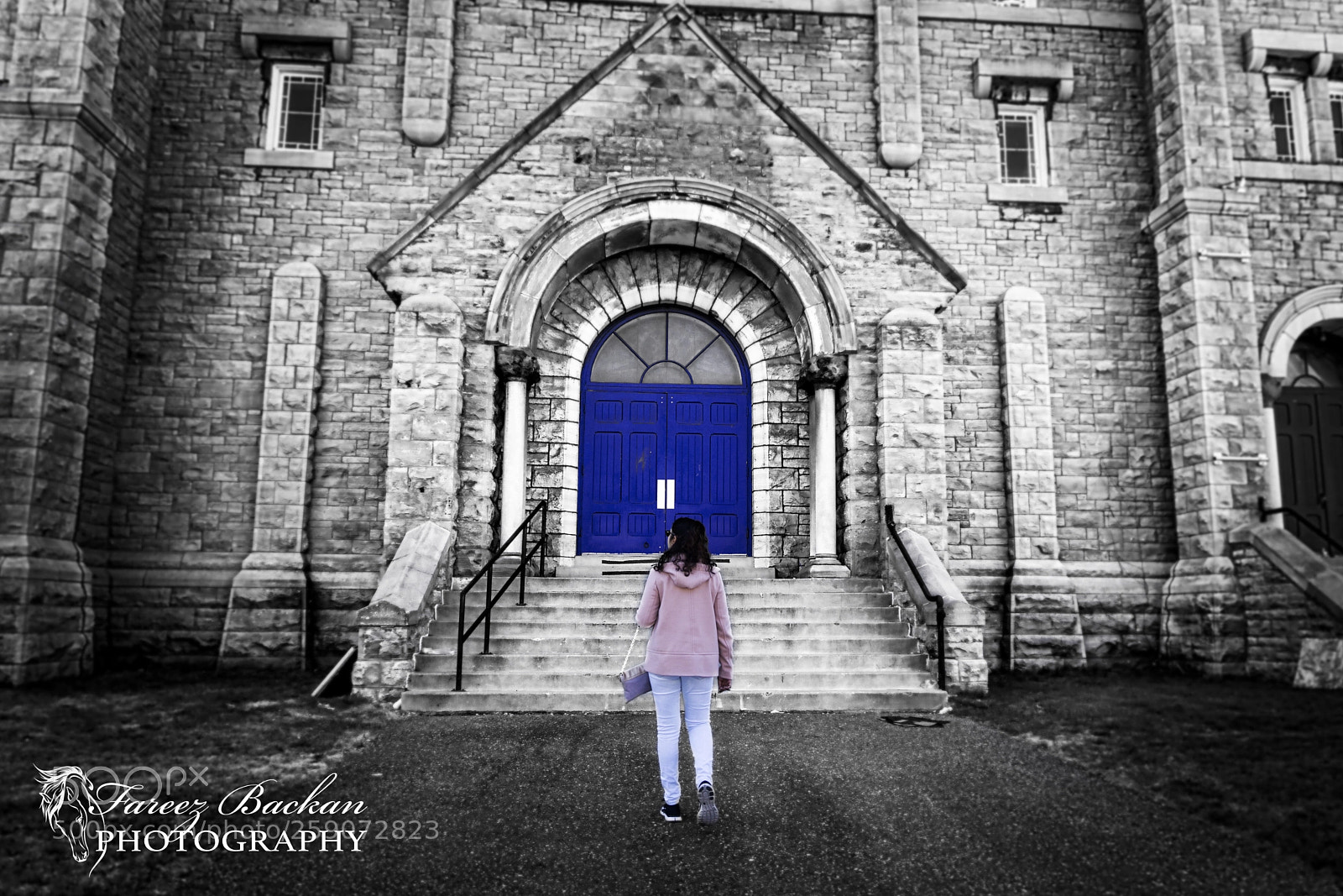 Sony a6000 sample photo. Blue door  photography