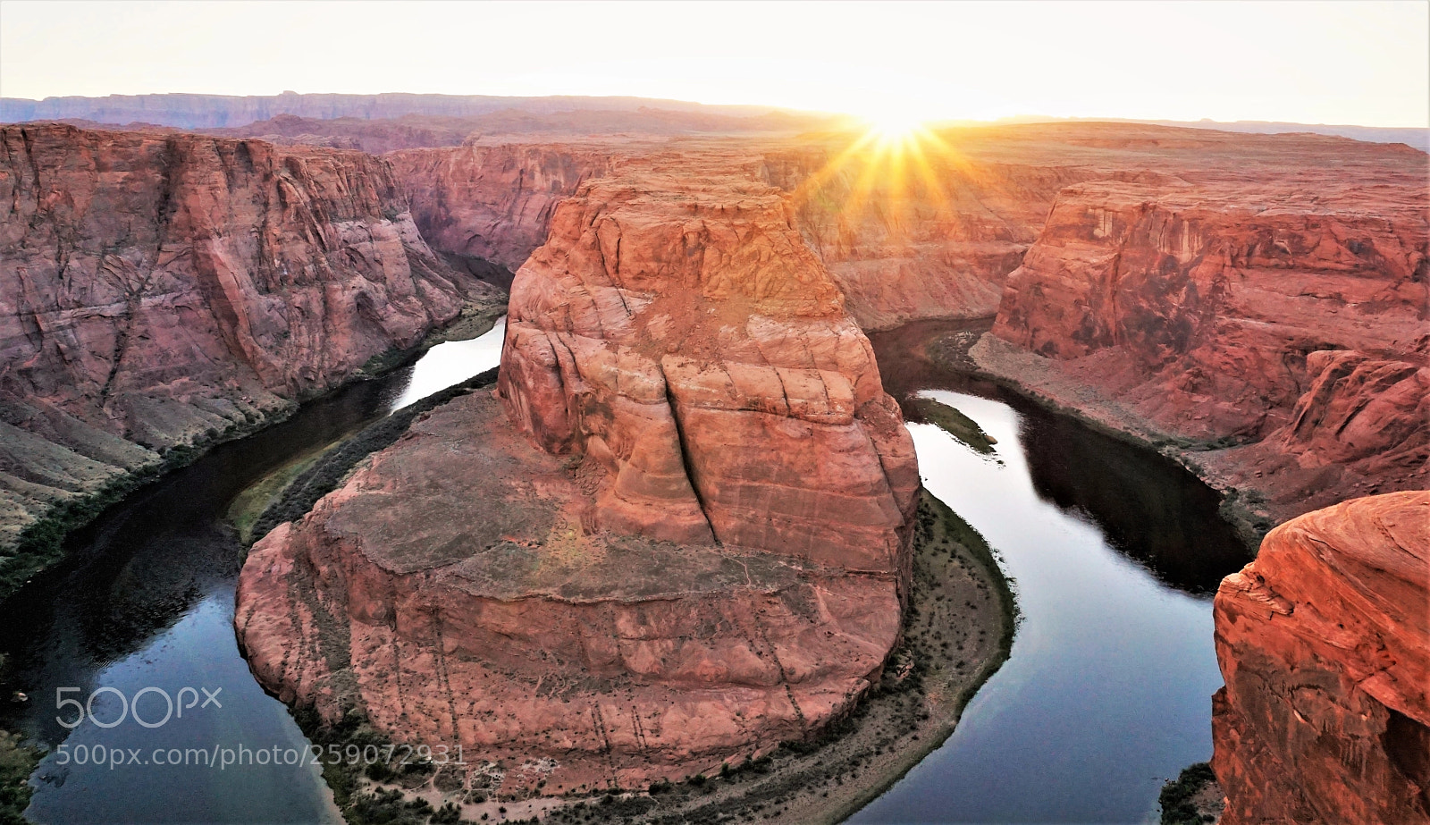 Sony a6000 sample photo. Sunset - horseshoe bend photography