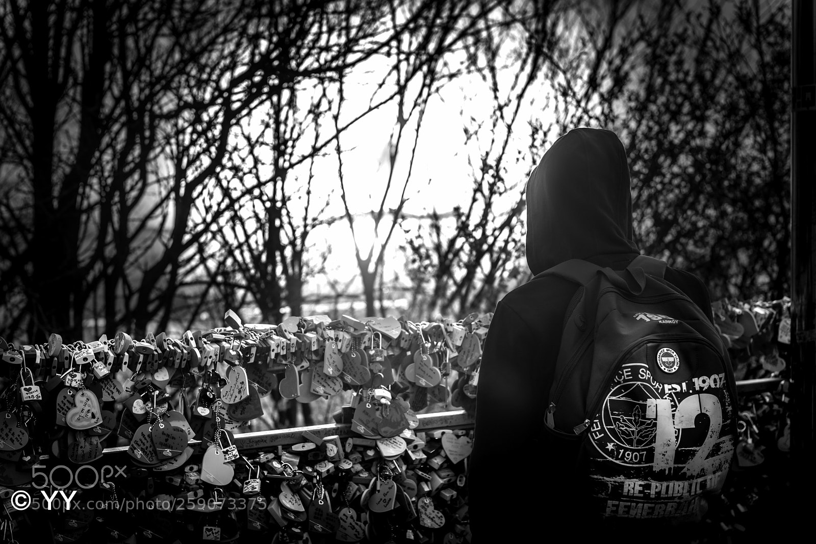 Nikon D610 sample photo. Emir korea sunset bnw photography