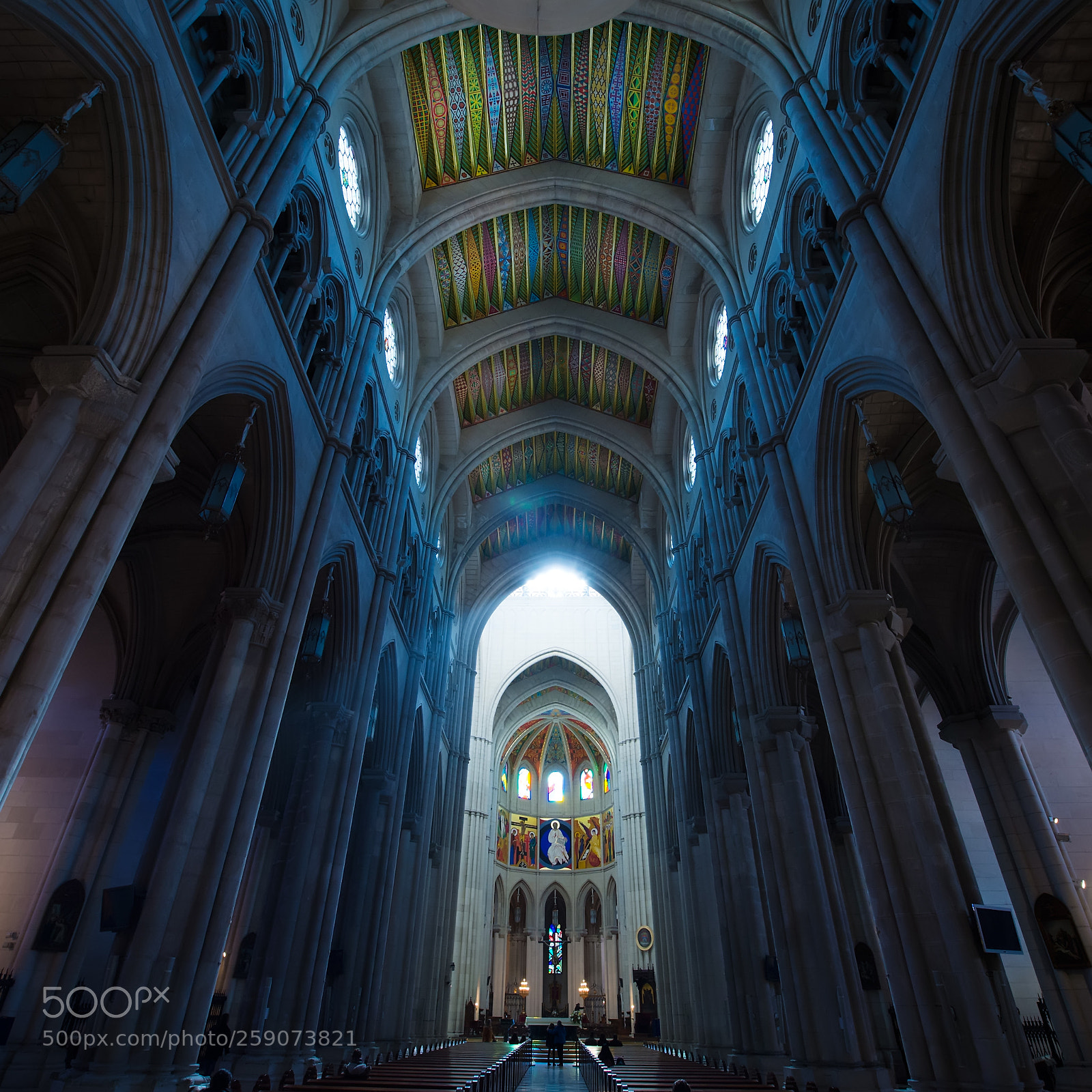 Nikon Df sample photo. Colorful roof of almudena photography
