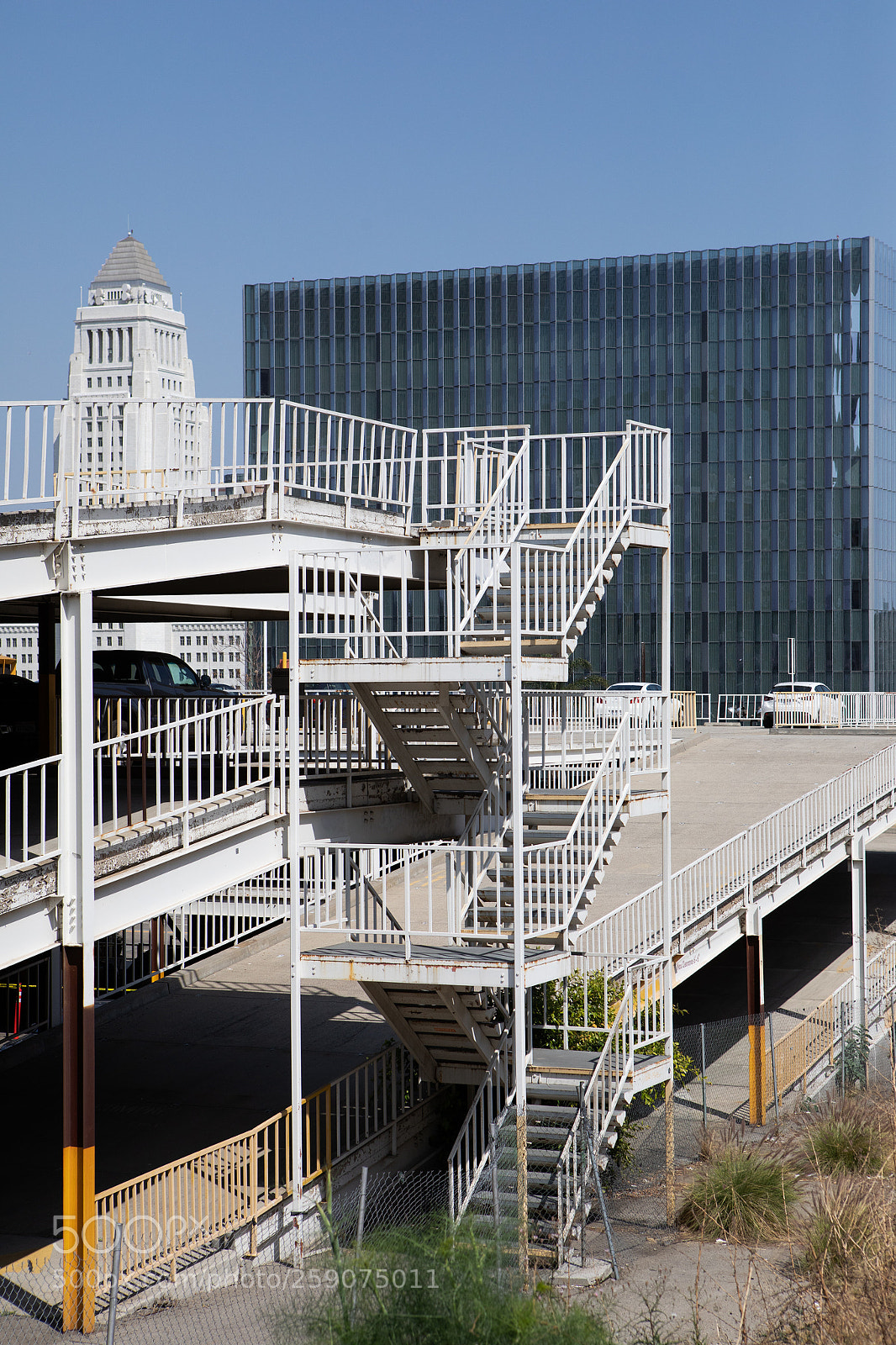 Canon EOS 5D Mark IV sample photo. Parking structure city hall photography