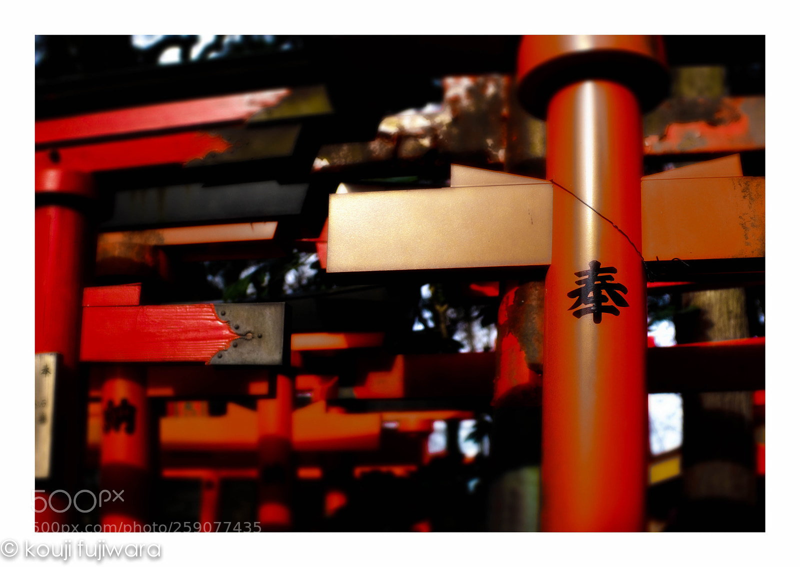 Fujifilm X100F sample photo. Torii ... prayer #2 photography