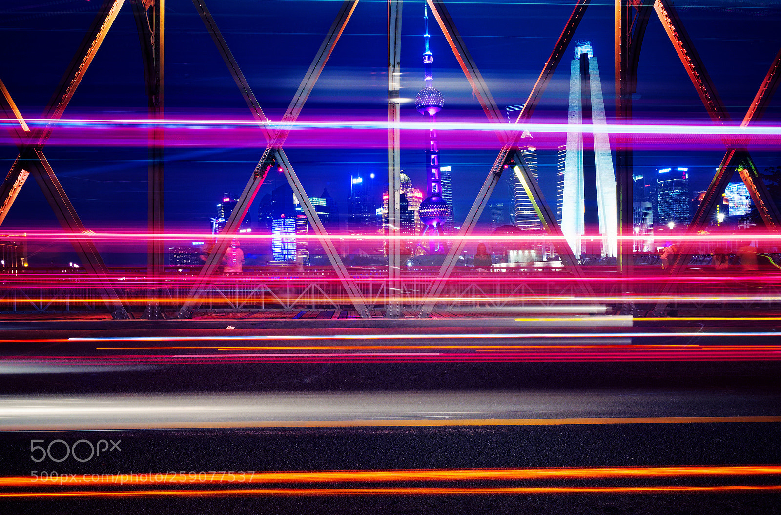 Ricoh GR II sample photo. Light trail photography