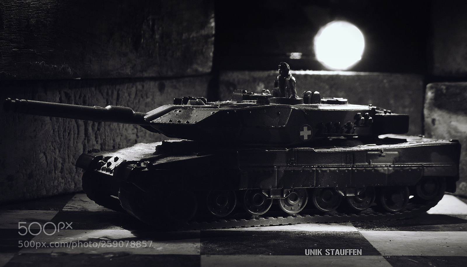 Nikon D3200 sample photo. Toy model tank photography