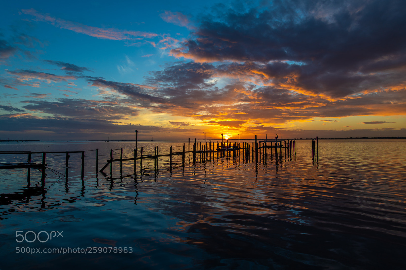 Nikon D850 sample photo. Post storm harbor sunset photography
