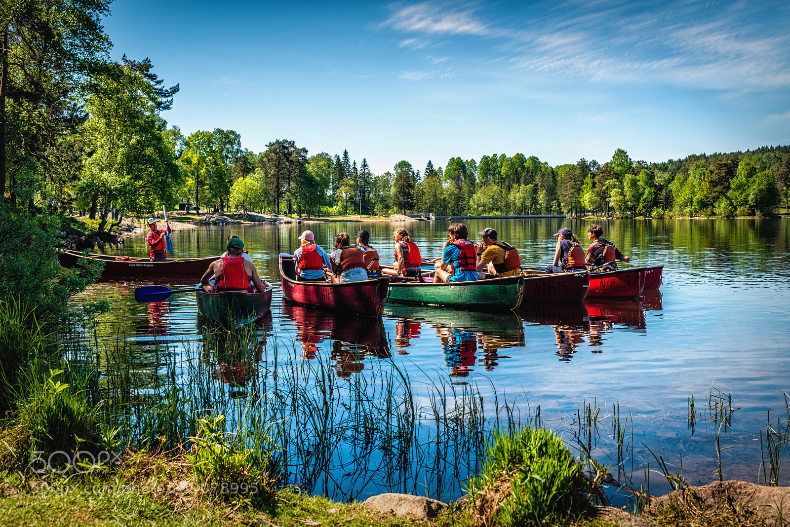 Nikon D800 sample photo. Canoe in sognsvann photography