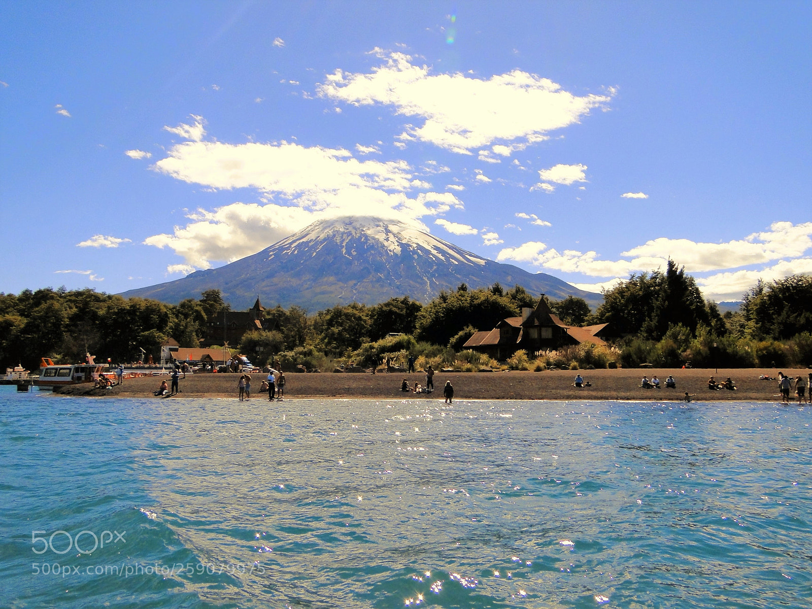Sony Cyber-shot DSC-HX1 sample photo. Todos los santos lake photography