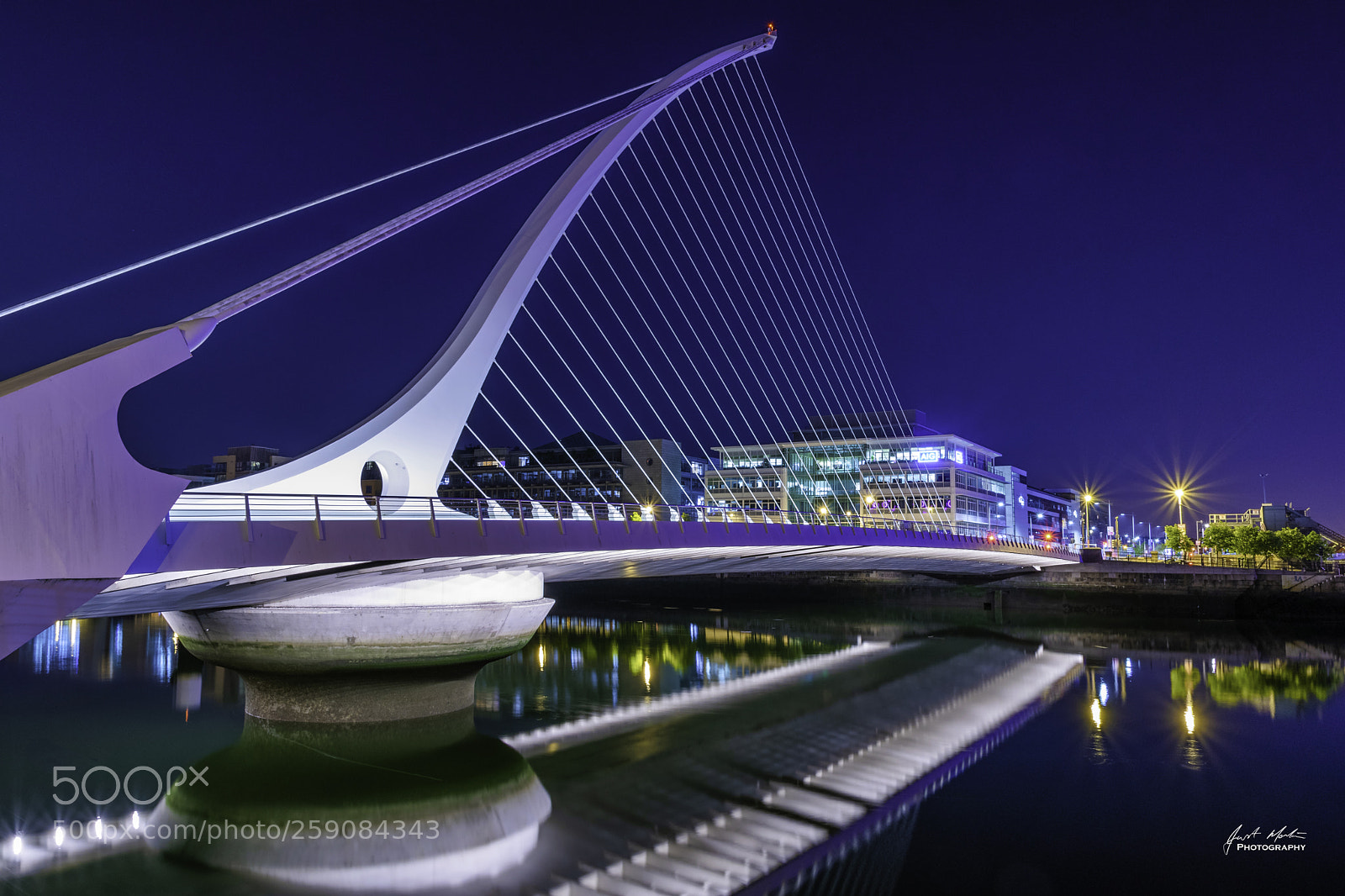 Nikon D5300 sample photo. Samuel beckett bridge photography