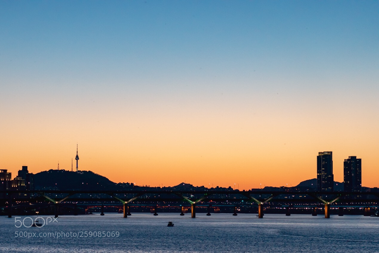 Sony a7 III sample photo. Sunset of seoul #3 photography