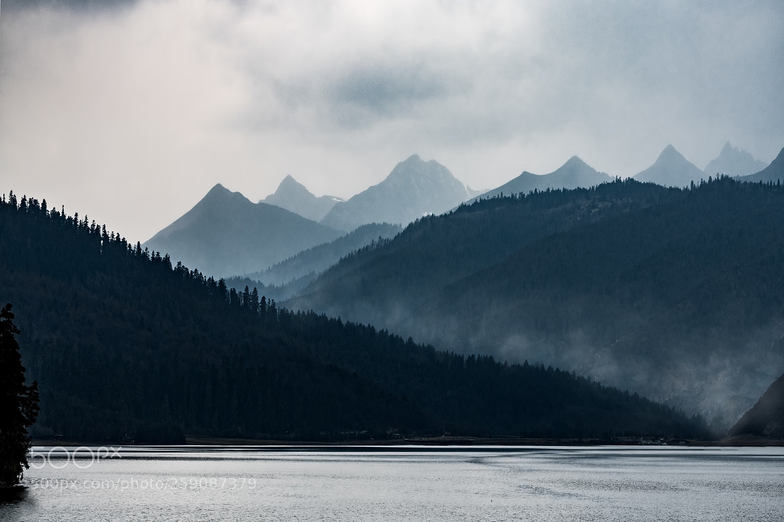 Nikon D850 sample photo. Rain over the lake photography