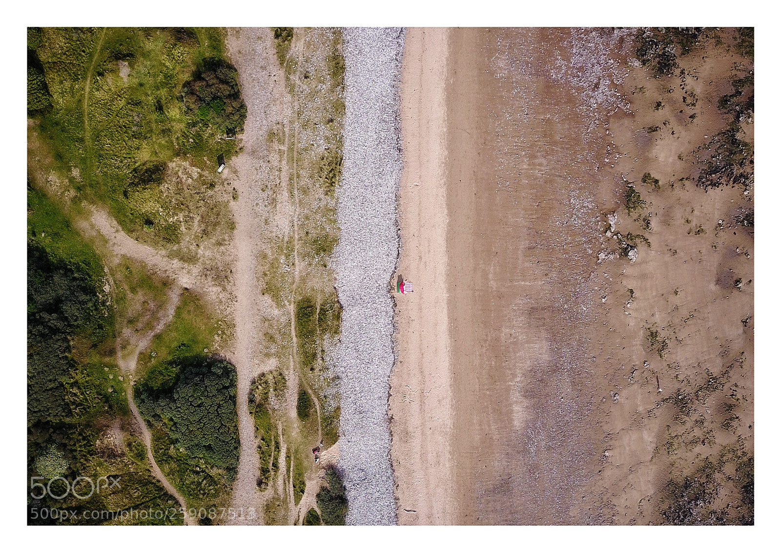 DJI FC220 sample photo. Beach textures photography