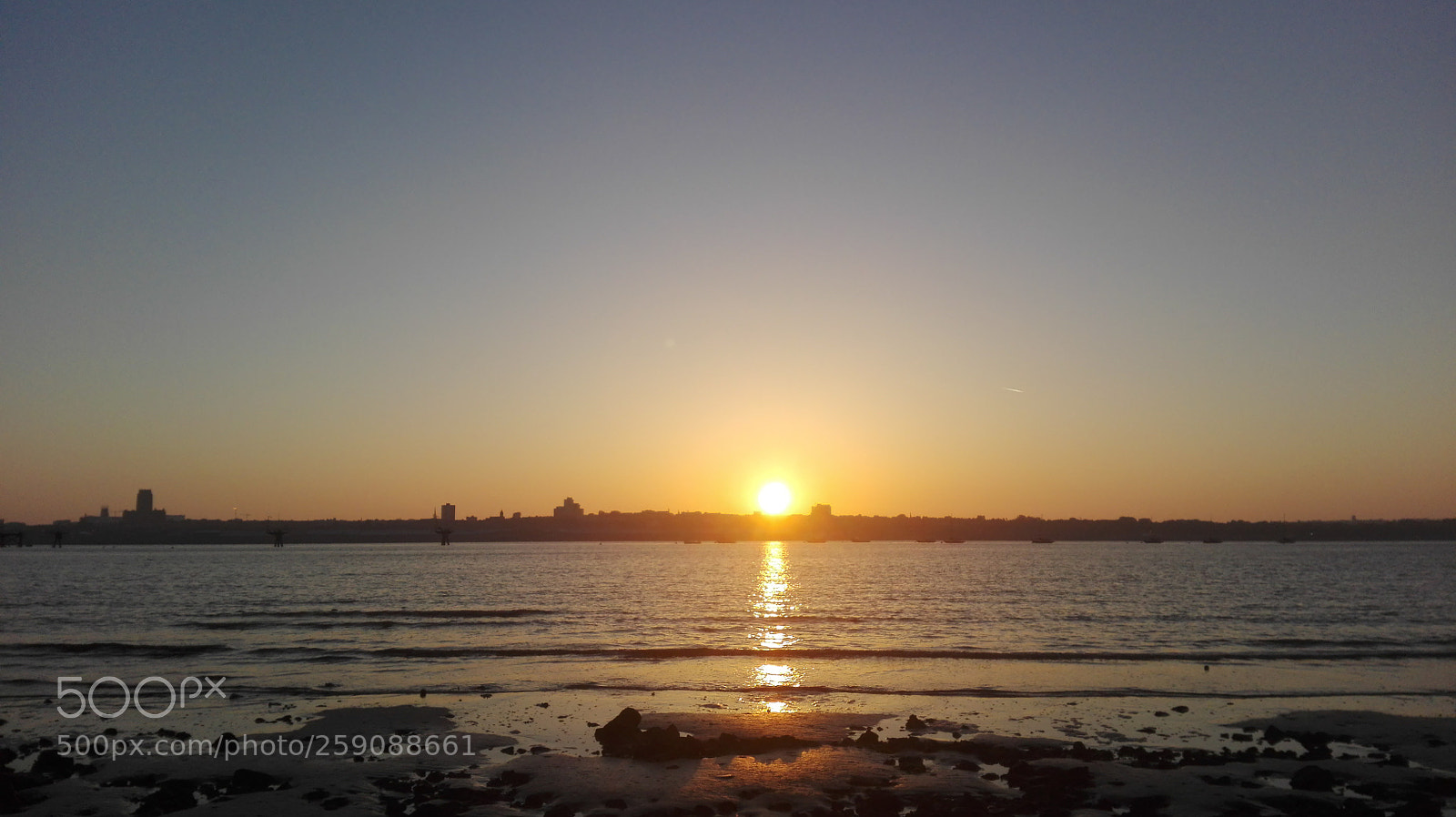HUAWEI P8 Lite sample photo. Dawn over liverpool photography