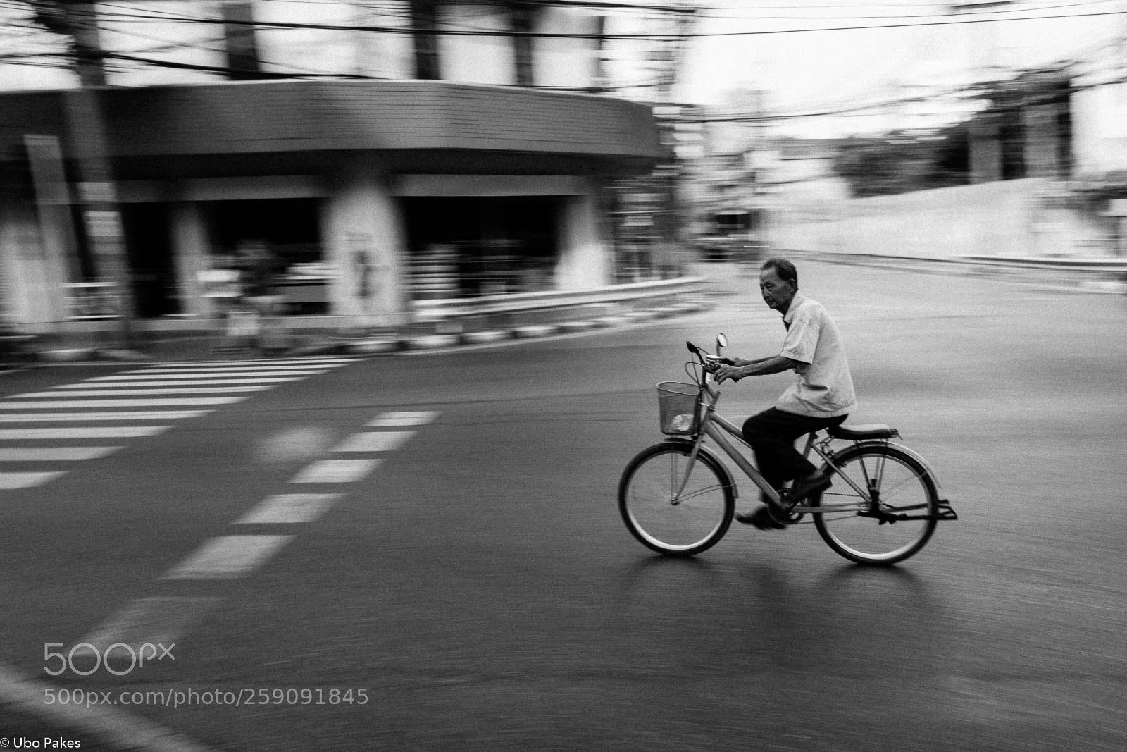 Sony a6300 sample photo. Bicycle man photography