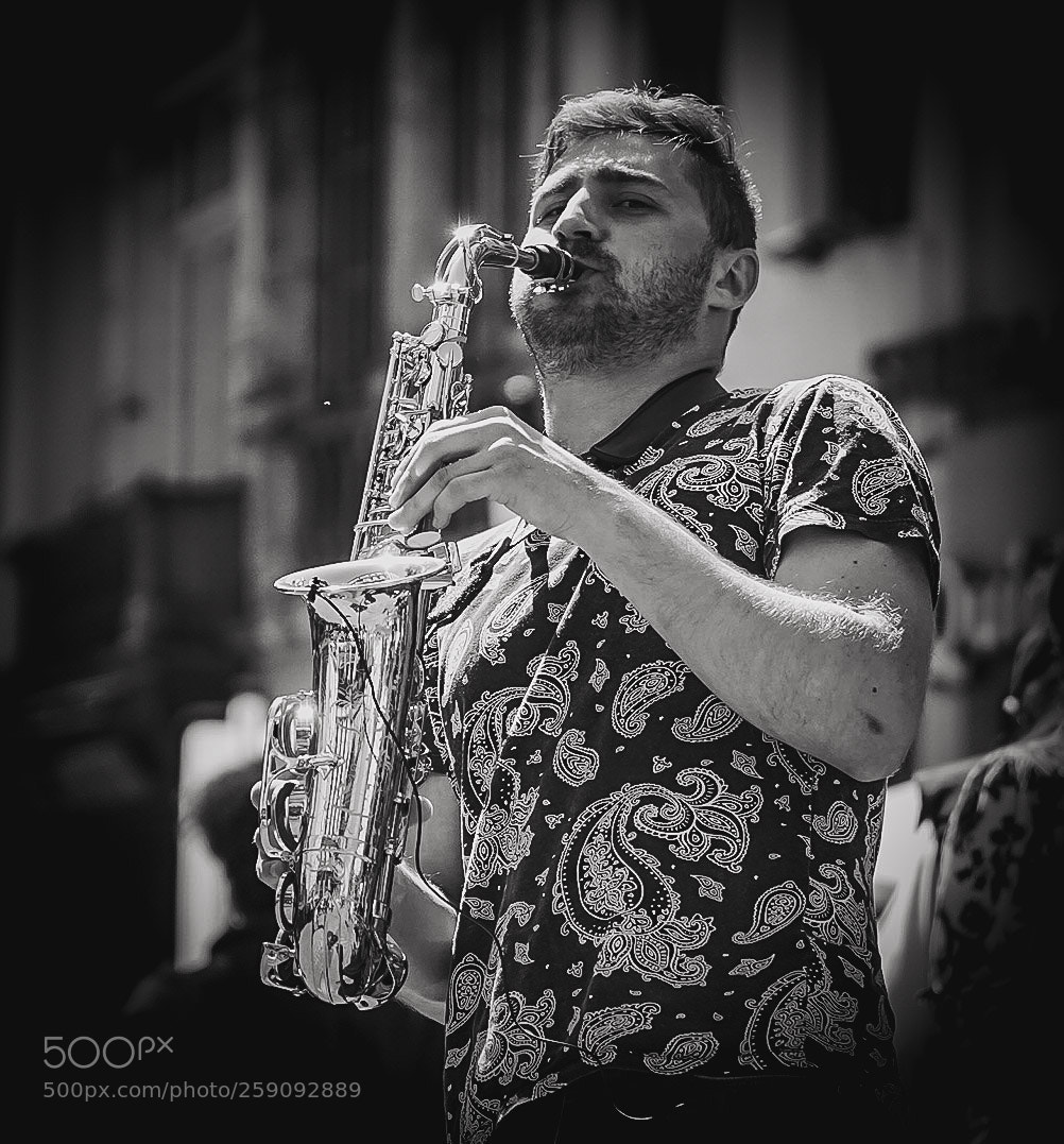Sony a7 III sample photo. Street musicians photography