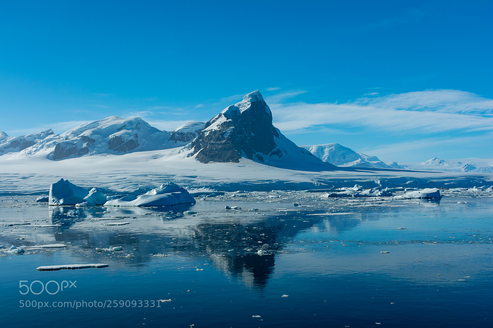 Nikon D5200 sample photo. Icy mountain range antarctic photography