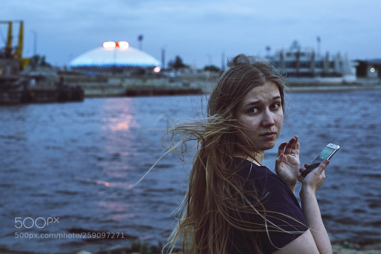 Sony a7S sample photo. Alyona near waterfront photography