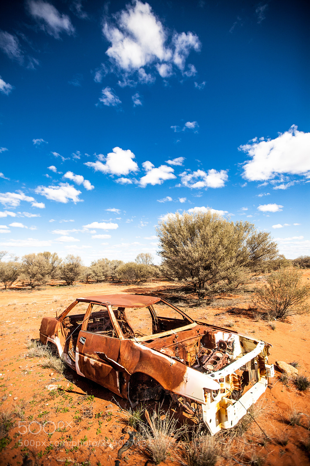 Canon EOS 5D sample photo. Outback wreck photography
