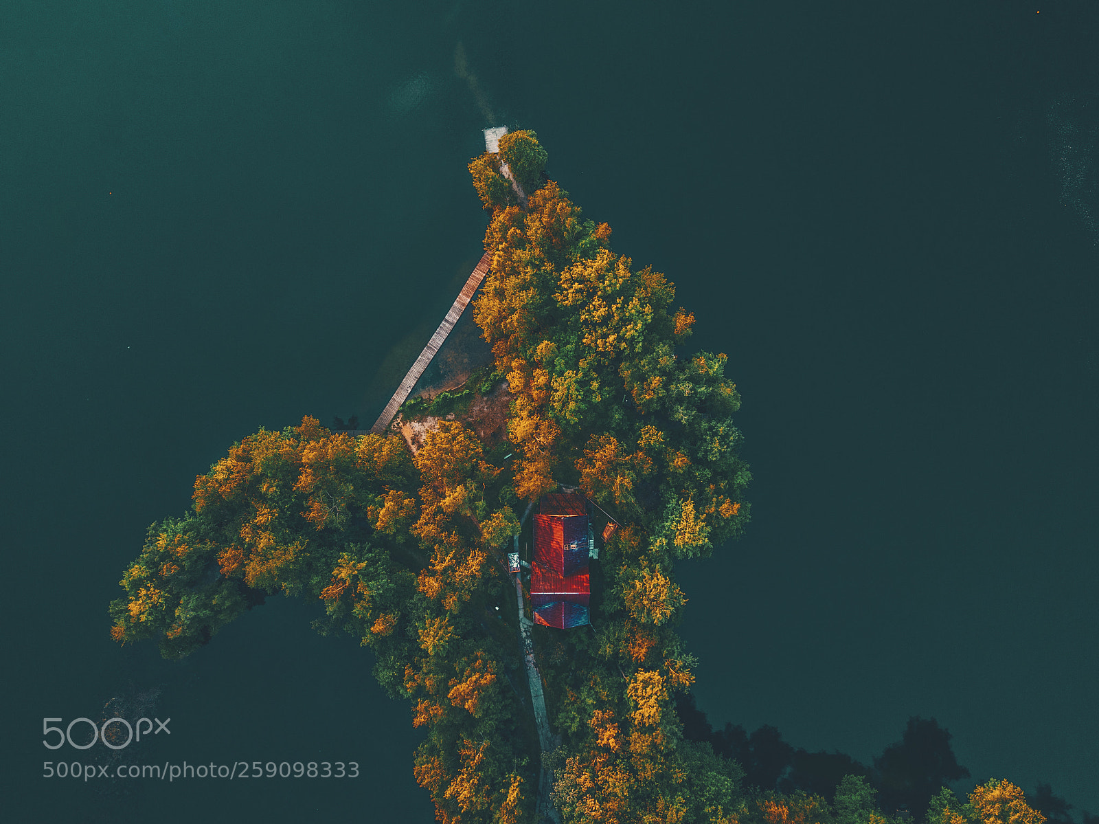 DJI FC220 sample photo. Evening flyby photography
