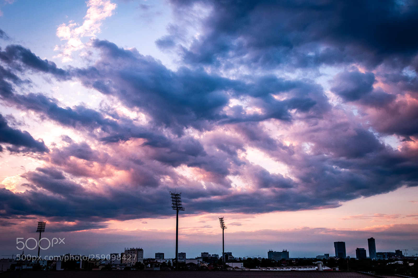 Canon EOS 7D Mark II sample photo. Bucharest sunset photography