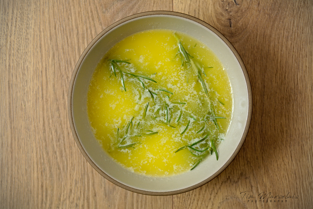 Nikon D7100 sample photo. Rosemary butter photography
