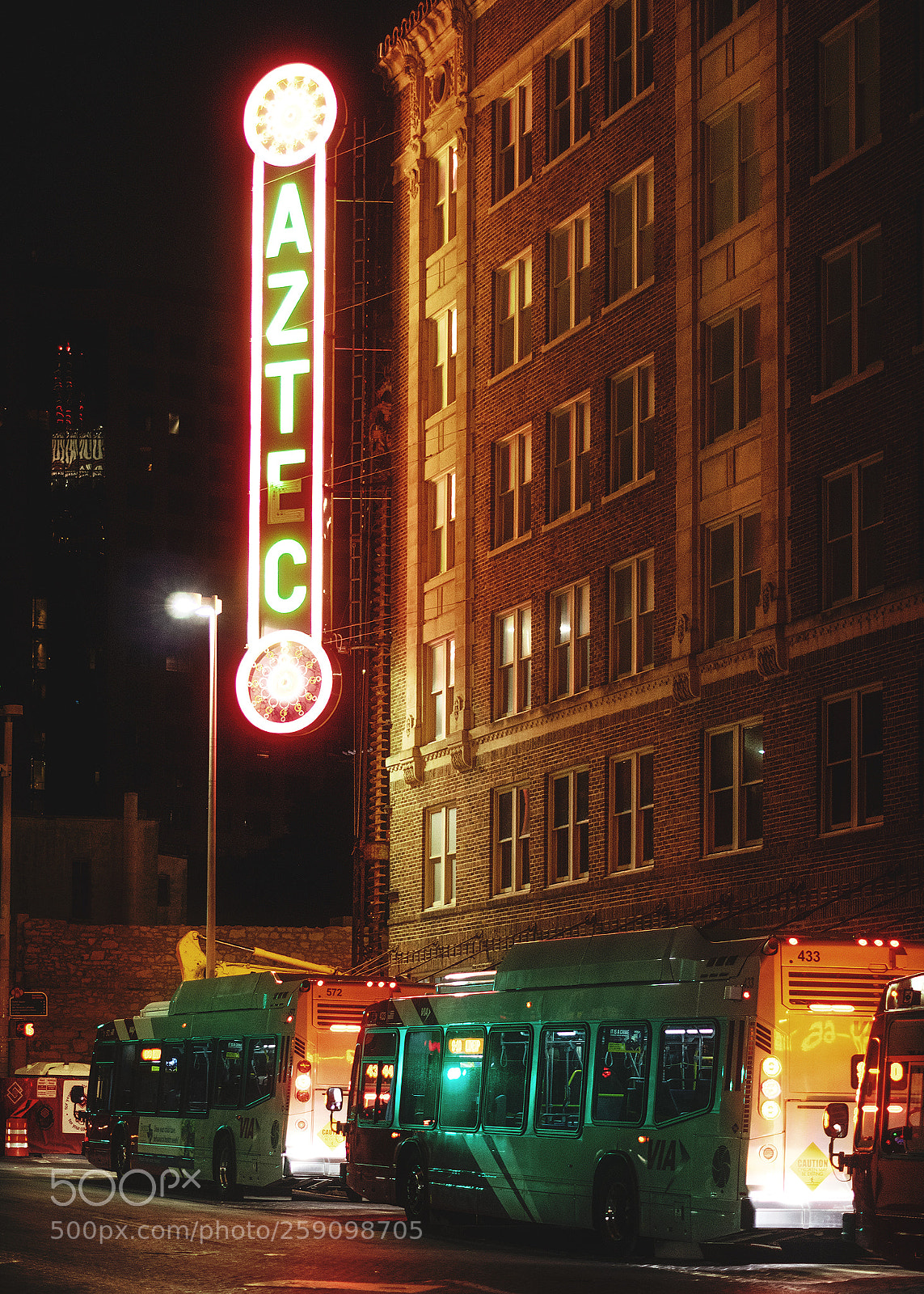 Pentax K-3 sample photo. Aztec theatre photography